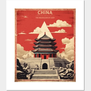 The Mausoleum of Light China Vintage Poster Tourism Posters and Art